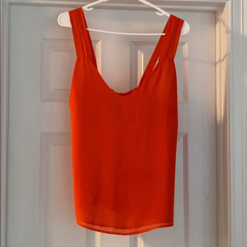 Orange tank top